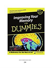 Improving Your Memory for Dummies (Paperback, Large Print)