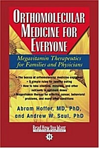 Orthomolecular Medicine for Everyone (Paperback, Large Print)