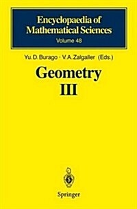 Geometry III: Theory of Surfaces (Hardcover, 1992)