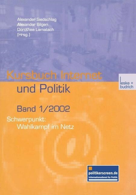 Schwerpunkt: Wahlkampf Im Netz (Paperback, 2002)