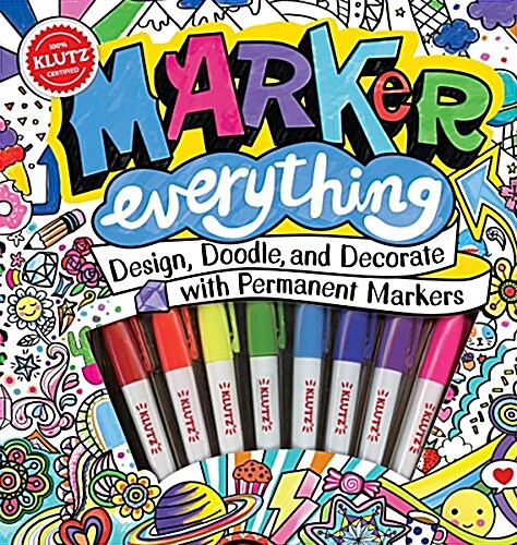 Marker Everything-Activity Bk [With 8 Permanent Mini Markers] (Other)