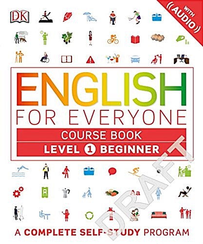 [중고] English for Everyone: Level 1: Beginner, Course Book: A Complete Self-Study Program (Paperback)