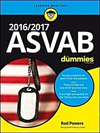 ASVAB for Dummies (Paperback, 5, 2016-2017)