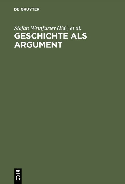 Geschichte ALS Argument (Hardcover, Reprint 2015)