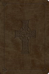Compact Outreach Bible-ESV-Premium Celtic Cross Design (Imitation Leather)