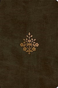 Large Print Bible-ESV-Branch Design (Imitation Leather)