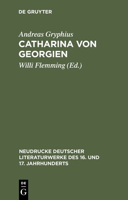 Catharina von Georgien (Hardcover, 4, 4. Durchges. Au)