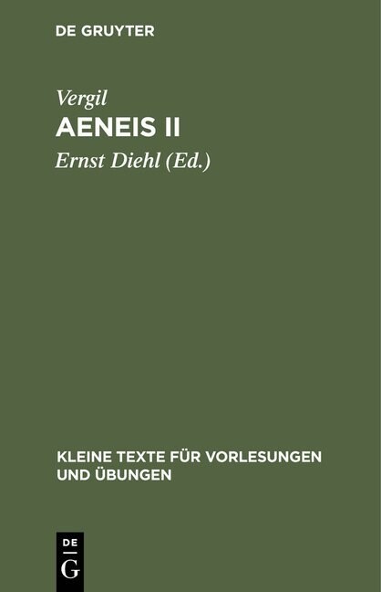 Aeneis II (Hardcover, 2, 2. Aufl. Reprin)