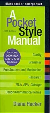 A Pocket Style Manual (Paperback, 5th, LAM, PCK)