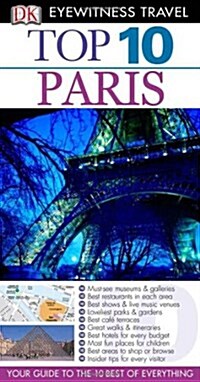 Eyewitness Travel Top 10 Paris (Paperback, Map)