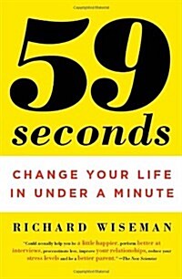 [중고] 59 Seconds: Change Your Life in Under a Minute (Paperback)