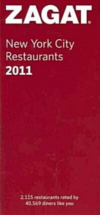 Zagat New York City Restaurants 2011 (Paperback)