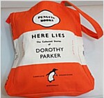 HERE LIES - DOROTHY PARKER BOOK BAG