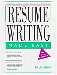 Resume Writing Made Easy (Paperback, 6th, Subsequent)