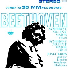 [수입] 베토벤 : 교향곡 1번 & 8번 [SACD Hybrid]