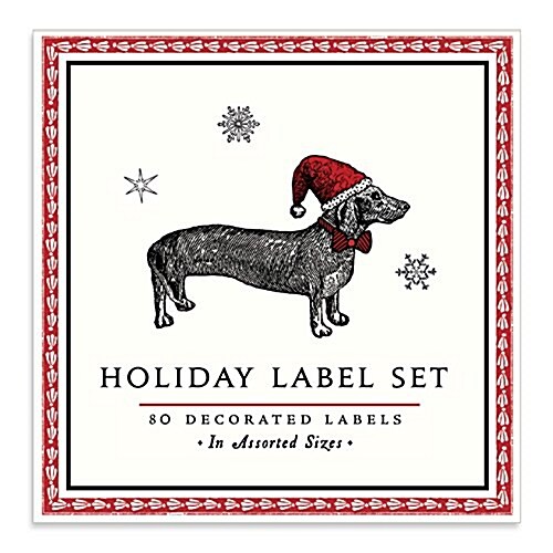 Alice Scott Christmas Dachshund Holiday Book of Labels (Other)