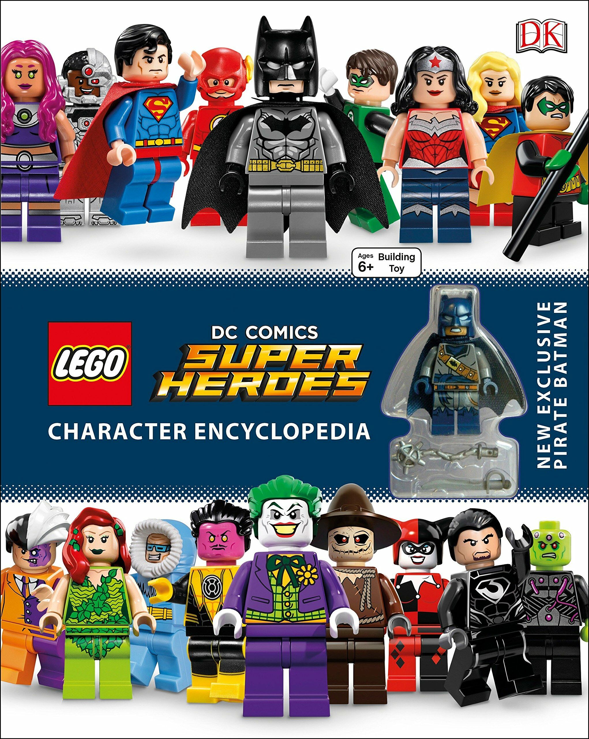[중고] Lego DC Comics Super Heroes Character Encyclopedia: New Exclusive Pirate Batman Minifigure (Hardcover)