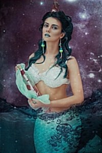 Mermaid with a Message in a Bottle: Blank 150 Page Lined Journal for Your Thoughts, Ideas, and Inspiration (Paperback)