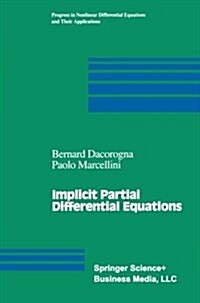 Implicit Partial Differential Equations (Paperback)