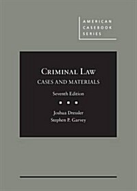 Cases and Materials on Criminal Law (Hardcover, 7th, New)