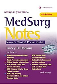 Medsurg Notes: Nurses Clinical Pocket Guide (Spiral, 4)