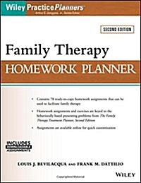Family Therapy Homework Planner (Paperback, 2)