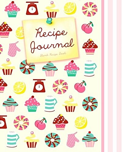 Blank Recipe Book: Recipe Journal ( Gifts for Foodies / Cooks / Chefs / Cooking ) [ Softback * Large Notebook * 100 Spacious Record Pages (Paperback)
