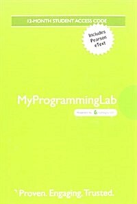 Mylab Programming with Pearson Etext -- Standalone Access Card -- For Starting Out with C++: Early Objects (Hardcover, 9)