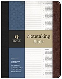 Notetaking Bible-HCSB (Bonded Leather)