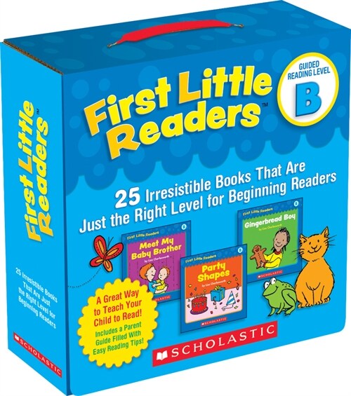 First Little Readers Parent Pack: Guided Reading Level B: 25 Irresistible Books That Are Just the Right Level for Beginning Readers (Boxed Set)