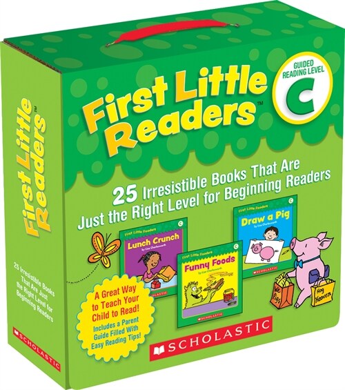 First Little Readers Parent Pack: Guided Reading Level C: 25 Irresistible Books That Are Just the Right Level for Beginning Readers (Boxed Set)