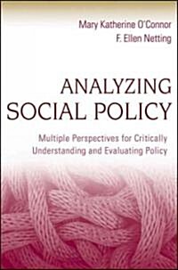 Analyzing Social Policy (Paperback)