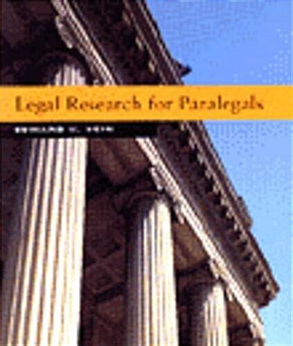 Legal Research for Paralegals (Paperback)