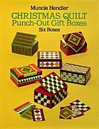 Christmas Quilt Punch-Out Gift Boxes (Paperback)