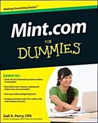 Mint.com for Dummies (Paperback)