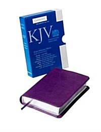 KJV Pocket Reference Bible, Purple Imitation Leather, Red-letter Text, KJ242:XR Purple Imitation Leather (Leather Binding)