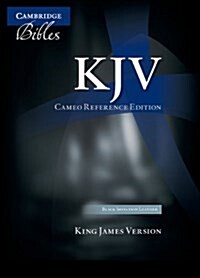 KJV Cameo Reference Bible, Black Imitation Leather, Red-letter Text, KJ452:XR Black Imitation Leather (Leather Binding)