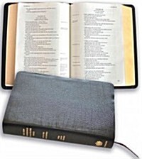 New Cambridge Paragraph Bible, Black Calfskin Leather, KJ595:T Black Calfskin : Personal size (Leather Binding)