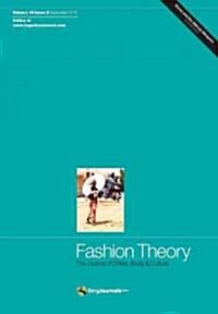 Fashion Theory : The Journal of Dress, Body and Culture (Paperback)