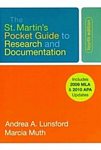 EasyWriter 4th Ed with 2009 MLA and 2010 APA Updates + The St. Martins Pocket Guide to Research and Documentation 4th Ed with 2009 MLA and 2010 APA U (Paperback, 4th, PCK, Spiral)