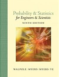 Probability & Statistics for Engineers & Scientists (Hardcover, 9)