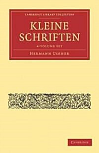 Kleine Schriften 4 Volume Paperback Set (Package)