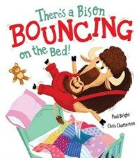 There's a bison bouncing on the bed! 