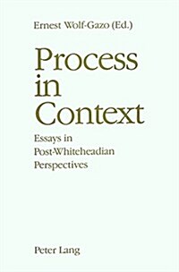 Process in Context: Essays in Post-Whiteheadian Perspectives (Paperback)