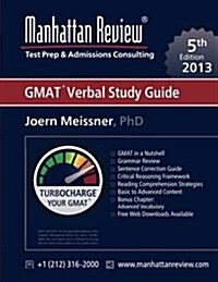 Manhattan Review GMAT Verbal Study Guide [5th Edition] (Paperback)