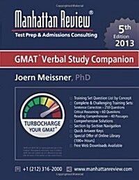 Manhattan Review GMAT Verbal Study Companion [5th Edition] (Paperback)
