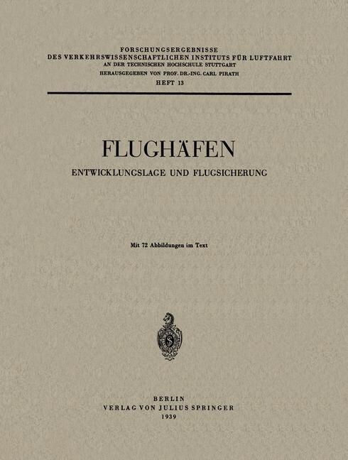 Flugh?en: Entwicklungslage Und Flugsicherung (Paperback)