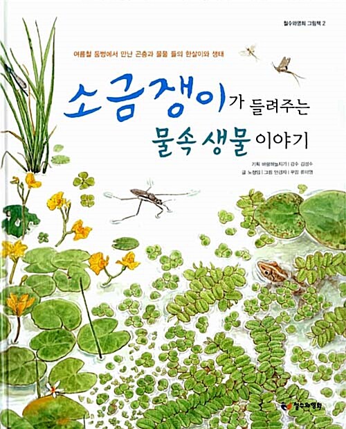 소금쟁이가 들려주는 물속 생물 이야기 : 여름철 둠벙에서 만난 곤충과 물풀 들의 한살이와 생태