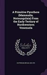 A Primitive Pyrothere (Mammalia, Notoungulata) from the Early Tertiary of Northwestern Venezuela (Hardcover)