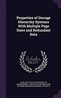 Properties of Storage Hierarchy Systems with Multiple Page Sizes and Redundant Data (Hardcover)